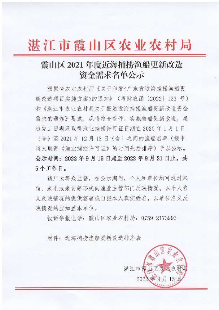 霞山區(qū)2021年度近海捕撈漁船更新改造資金需求名單公示.jpg